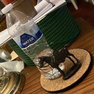 Vintage metal horse marked almar Point Marion PA
